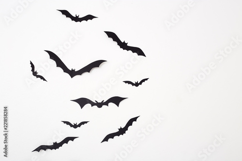 Bat paper decoration halloween