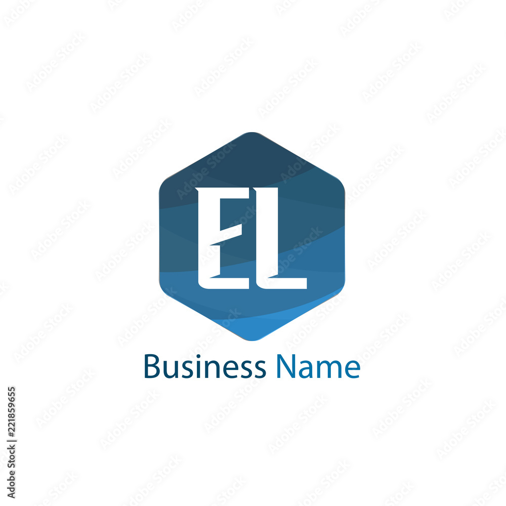 Initial Letter EL Logo Template Design Initial Letter EL Logo Template Design