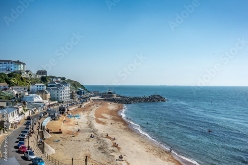 Fototapeta The resort of Ventnor on the Iisle of Wight in England
