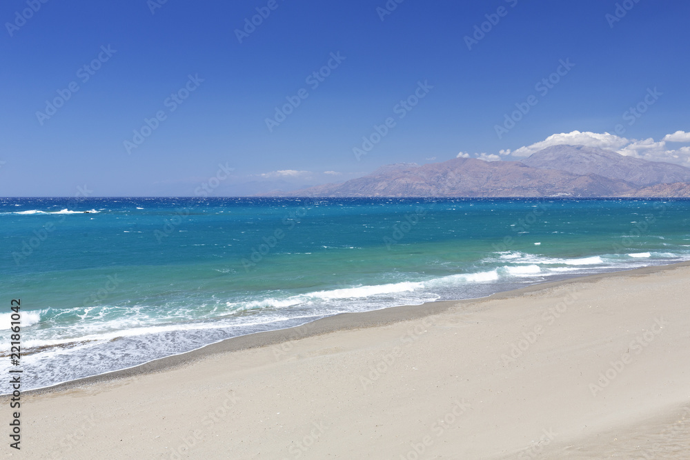 Kommos Beach auf Kreta, Griechenland
