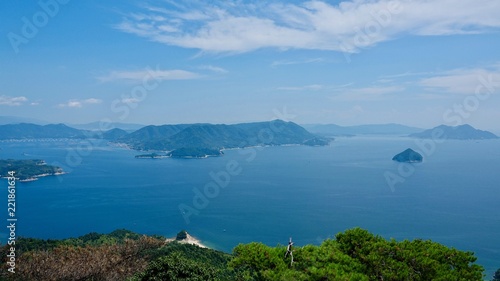 Ausblick vom Berg Misen zur Inlandsee und nach Hiroshima © Omm-on-tour