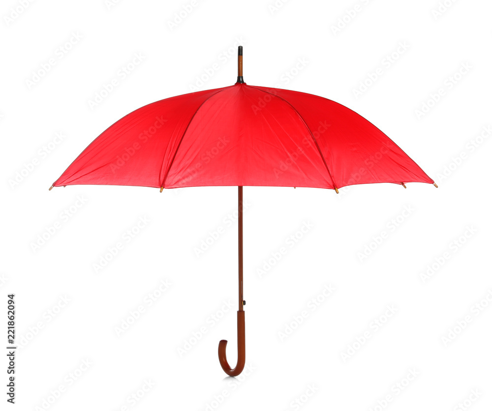 Beautiful open umbrella on white background Beautiful open umbrella on white background