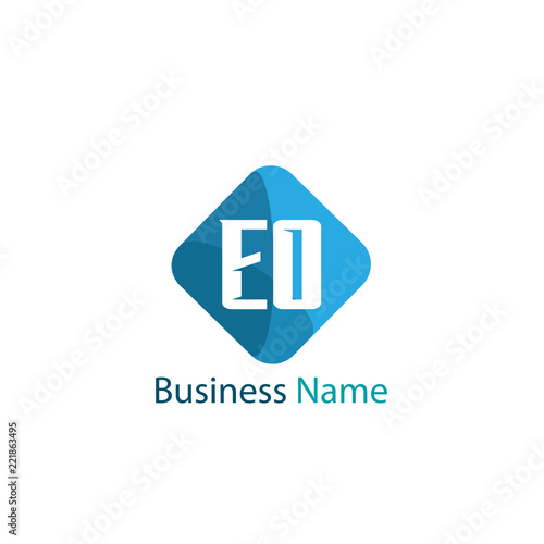 Free Download Initial Letter EO Logo Template Design - GFXLoad