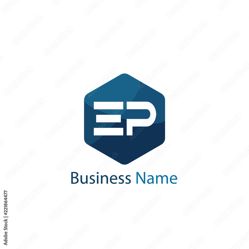 Initial Letter EP Logo Template Design Initial Letter EP Logo Template Design