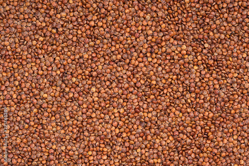 Background of red quinoa seeds covering the fulls frame Background of red quinoa seeds covering the fulls frame