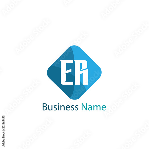 Initial Letter ER Logo Template Design Free Download Initial Letter ER Logo Template Design - GFXLoad