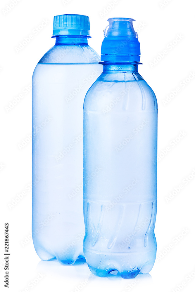 Plastic bottle of still healthy water isolated on white background Plastic bottle of still healthy water isolated on white background