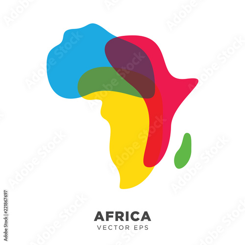 Creative Africa Map Vector  vector eps 10