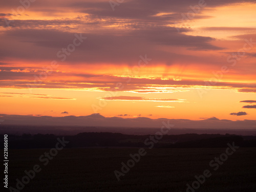 Wallpaper Mural Sun set at 7 Torontodigital.ca