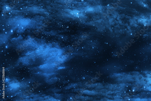 Vászonkép Star and nebular and galaxy background
