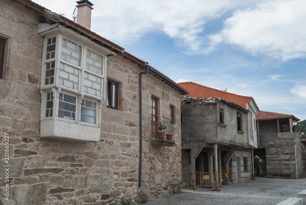 Casas de la aldea de Congostro, Rairíz de Veiga. Ourense, Galicia. España. Casas de la aldea de Congostro, Rairíz de Veiga. Ourense, Galicia. España.
