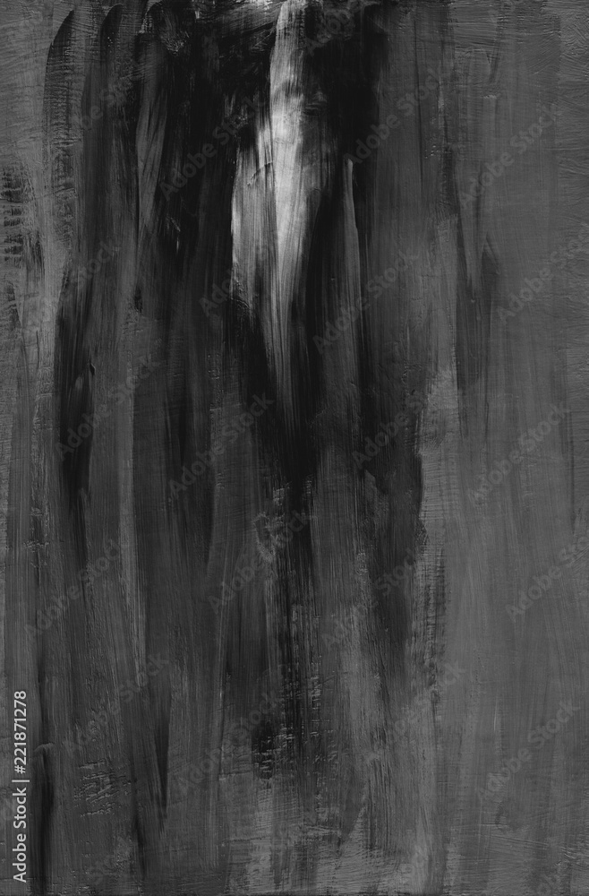 Black distress backdrop. Dark abstract background. Grunge black and white texture overlay. Old wall. Contemporary artwork. Monochrome acrylic abstraction. Gloomy wallpaper. Design template, cards. Stock Illustration | Adobe Stock Black distress backdrop. Dark abstract background. Grunge black and white texture overlay. Old wall. Contemporary artwork. Monochrome acrylic abstraction. Gloomy wallpaper. Design template, cards. Stock Illustration | Adobe Stock