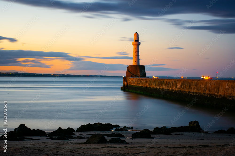 Fototapeta premium Lighthouse sea front