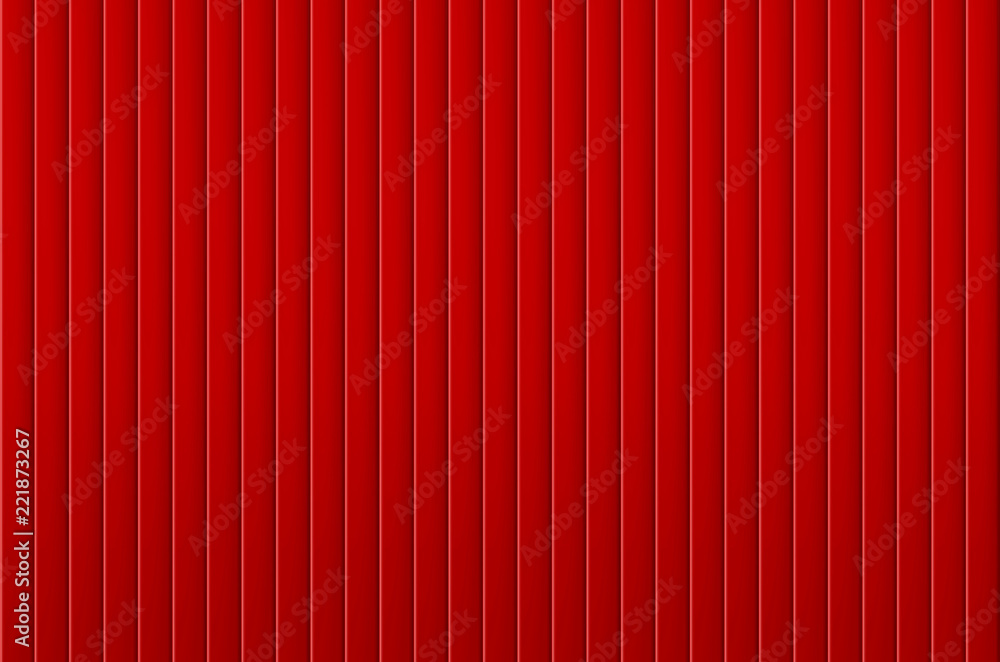 red vertical 3d jalousie wall with light effect