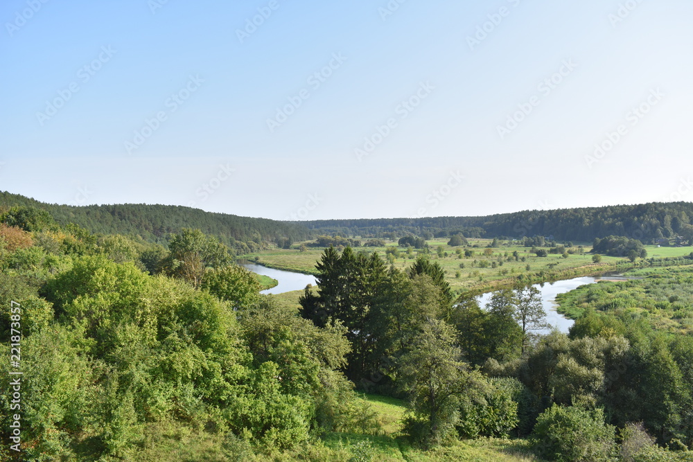Fototapeta premium River and loess