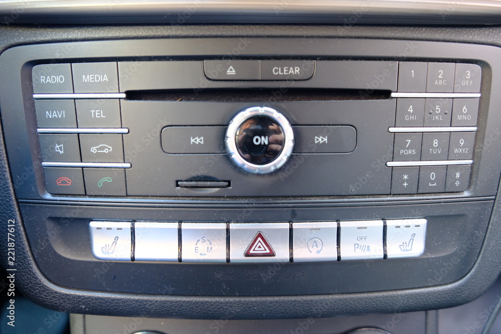 Fototapeta premium car radio