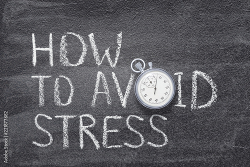 how to avoid stress