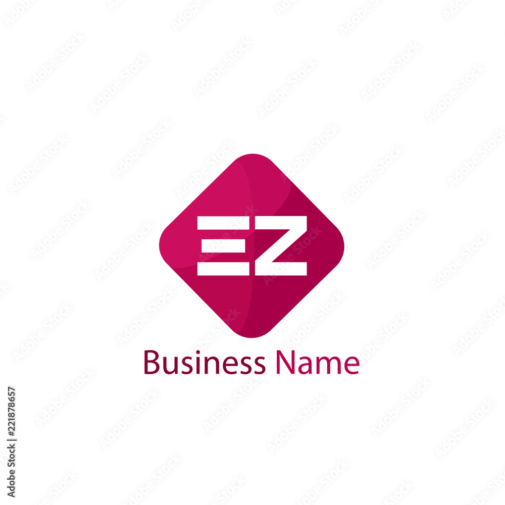Initial Letter EZ Logo Template Design Initial Letter EZ Logo Template Design