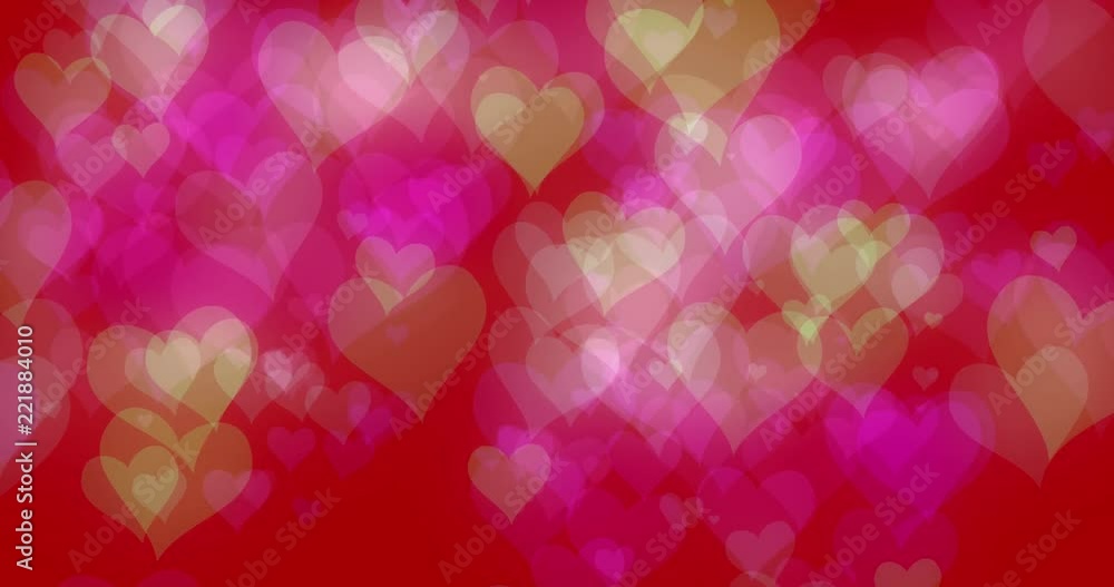 valentine's day loopable abstract background, flying hearts valentine's day loopable abstract background, flying hearts