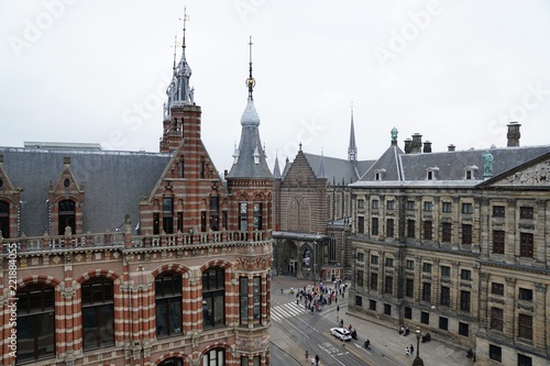 Architektur und kunst in Amsterdam in Holland