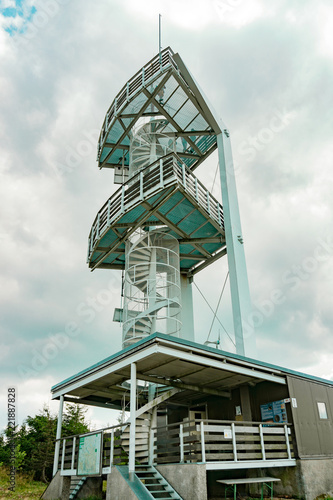 Lookout flat in the Czech mountains, Smerk, photo