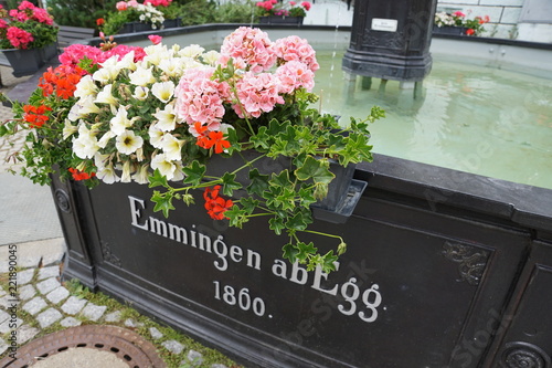 Brunnen in Emmingen-Liptingen im Landkreis Tuttlingen in Süddeutschland