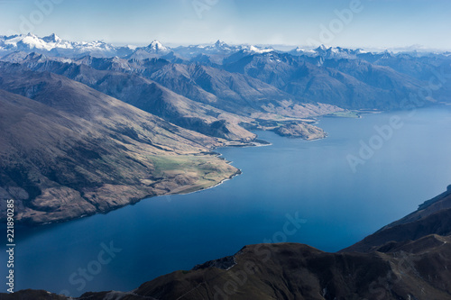 Views To Lake Wakatipu - Scenic Flight In New Zealand South Island