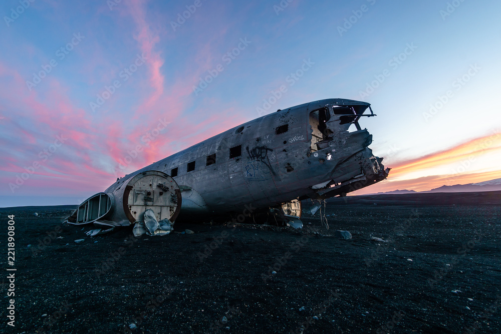 Flugzeugwrack, Solheimasandur, Island