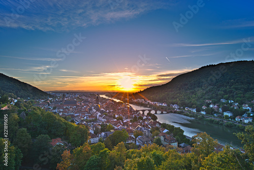 Sonnuntergang in Heidelberg 2
