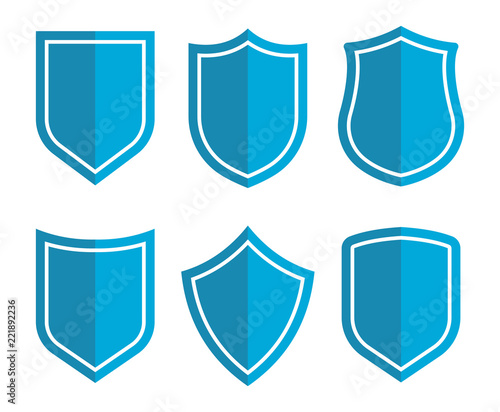 Shield icons collection. Protection sign. Security sign. Vector