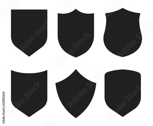Shield icons collection. Protection sign. Security sign. Vector