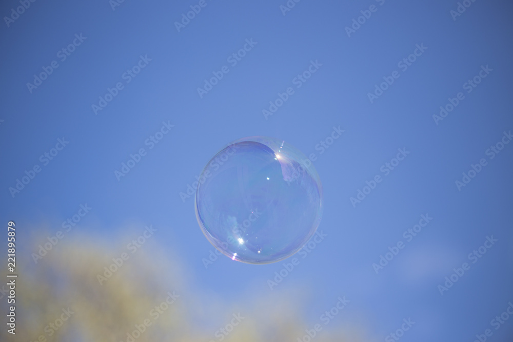 Soap bubble in the sky Soap bubble in the sky
