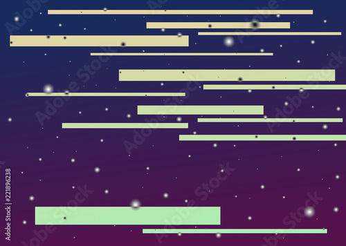 Abstract Night Sky