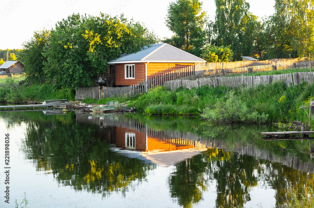 Obraz premium House on the lake