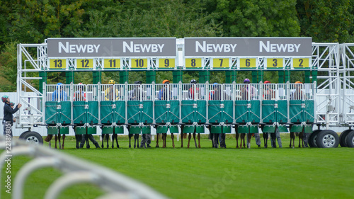 Bilde på lerret York UK Horse Racing Starting Gate