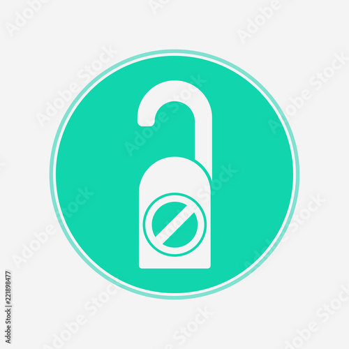Door knob vector icon sign symbol