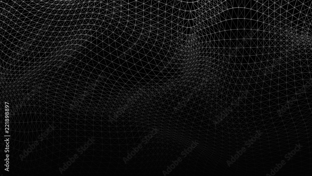 Abstract lines background. Connection structure. Geometric background. Abstract polygonal space. 4k rendering. Abstract lines background. Connection structure. Geometric background. Abstract polygonal space. 4k rendering.