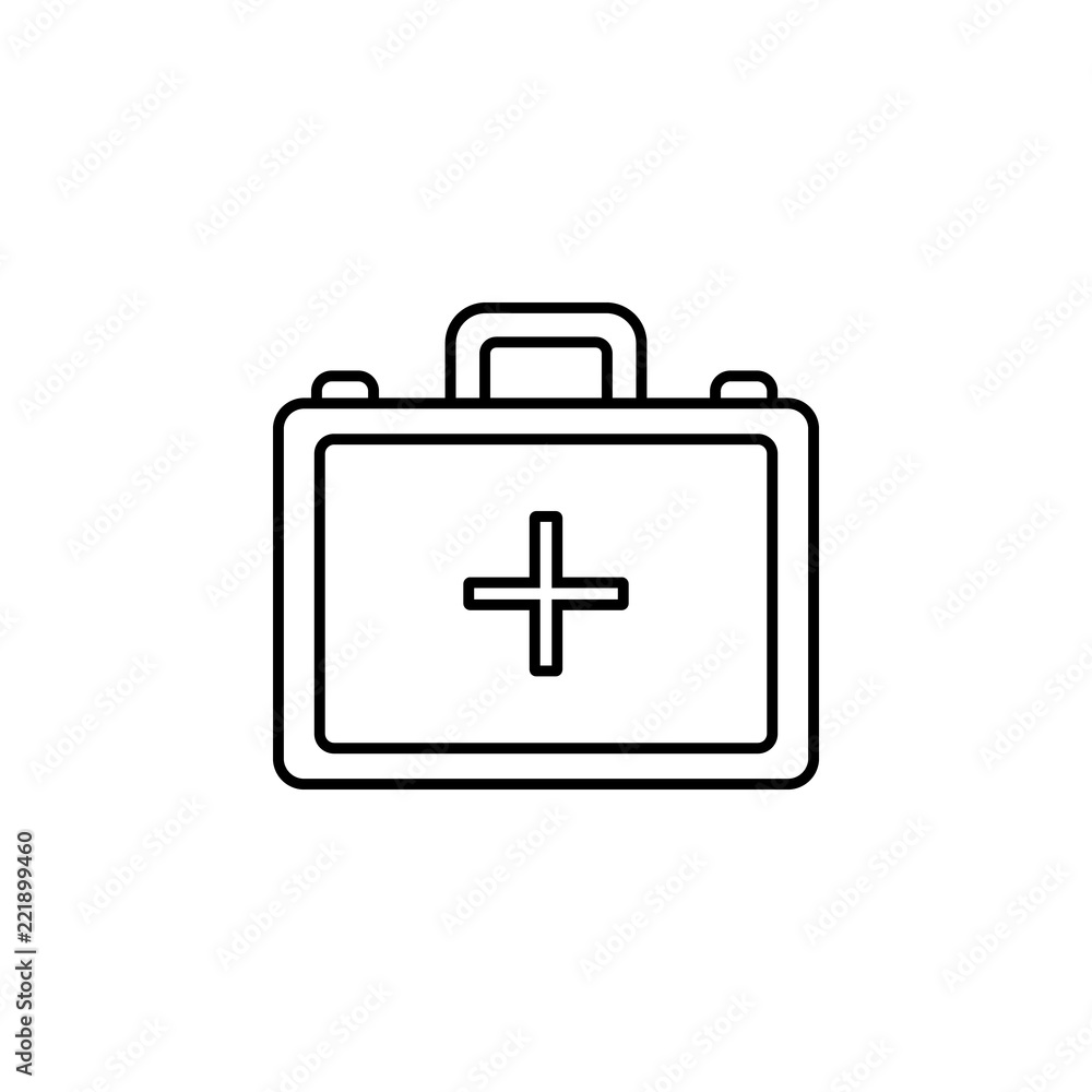 First aid kit icon. Element of blood donation icon for mobile concept and web apps. Thin line First aid kit icon can be used for web and mobile First aid kit icon. Element of blood donation icon for mobile concept and web apps. Thin line First aid kit icon can be used for web and mobile