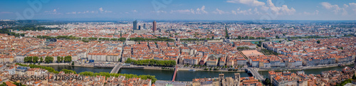 Panorama de Lyon vu de Fourvière