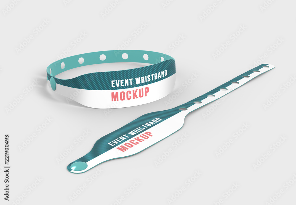 Wristband Mockup Stock Template Adobe Stock