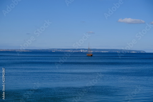 boat in the ocean