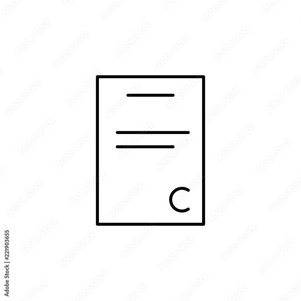 certificate icon. Element of school icon for mobile concept and web apps. Thin line certificate icon can be used for web and mobile certificate icon. Element of school icon for mobile concept and web apps. Thin line certificate icon can be used for web and mobile