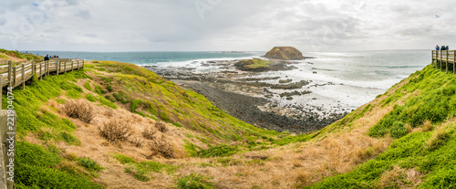 The nobbies island in the summer in Australia photo