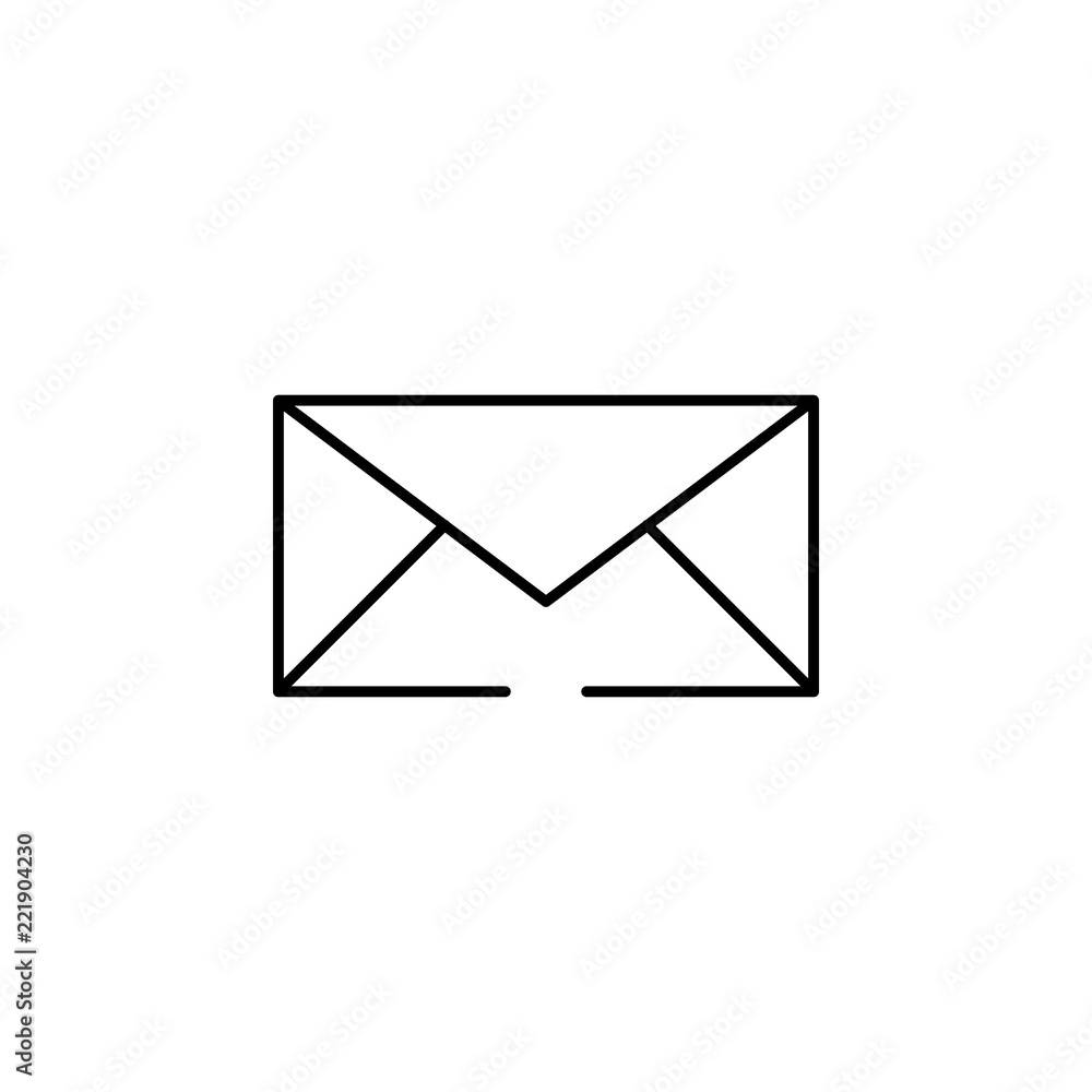 email icon. Element of seo and online marketing icon for mobile concept and web apps. Thin line email icon can be used for web and mobile email icon. Element of seo and online marketing icon for mobile concept and web apps. Thin line email icon can be used for web and mobile