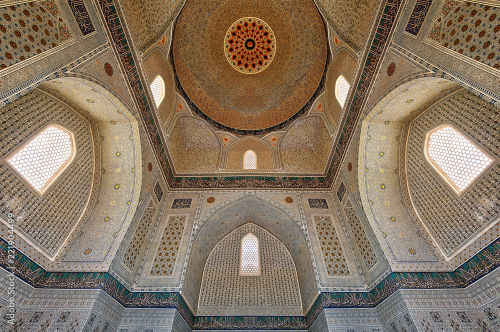 Bibi-Khanym Mosque from the old Silk Road in Samarkand, Uzbekistan