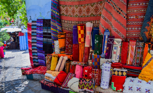Beautiful Traditional Carpet of Morocco, Chefchaouen city