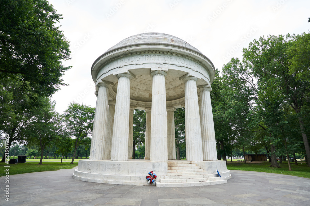 District of Columbia War Memorial is a memorial for the DC residents who fought and served in WWI.