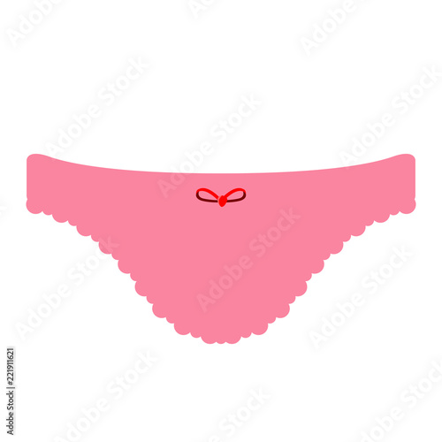 Isolated female underwear image. Vector illustration design