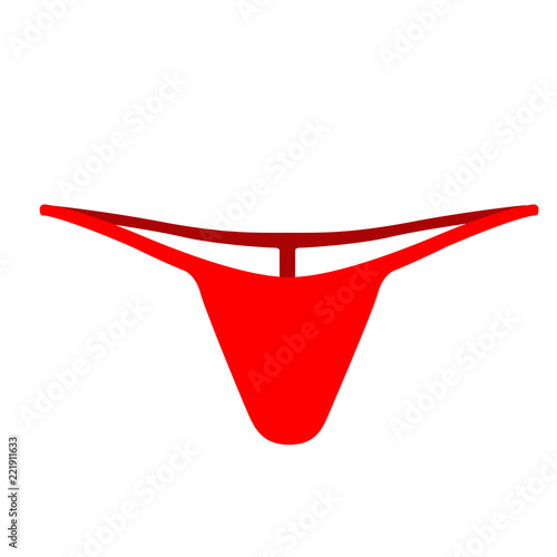 Isolated female underware image. Vector illustration design