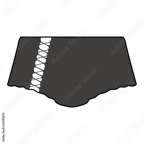 Isolated female underwear image. Vector illustration design